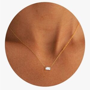 Gold Plated Cubic Circonia Necklace